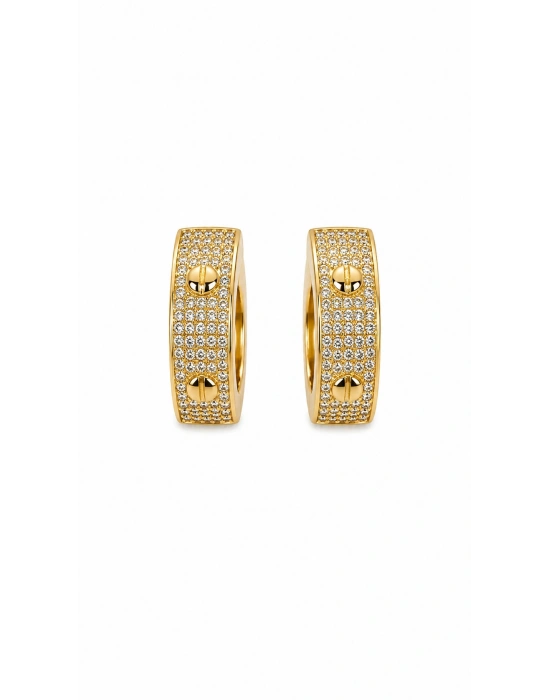 Marka Model Gold Halka Küpe