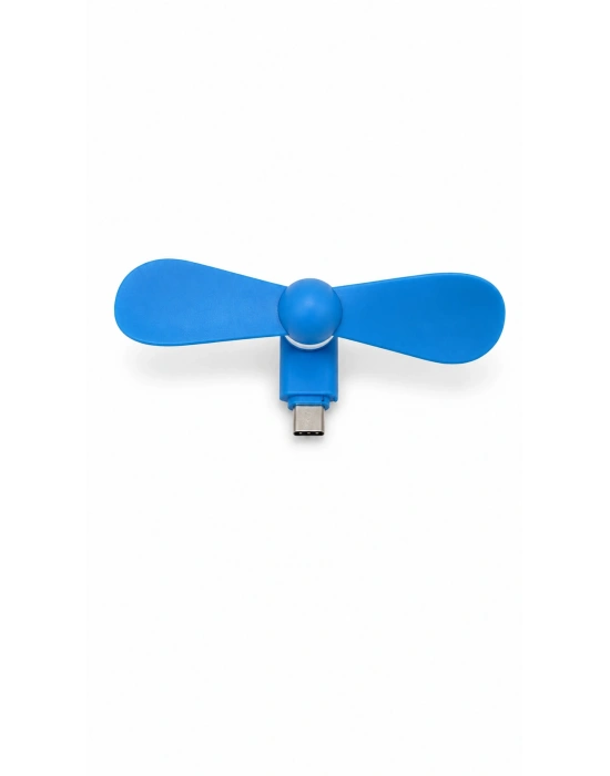 Mini Soğutucu Fan Type-C Mavi