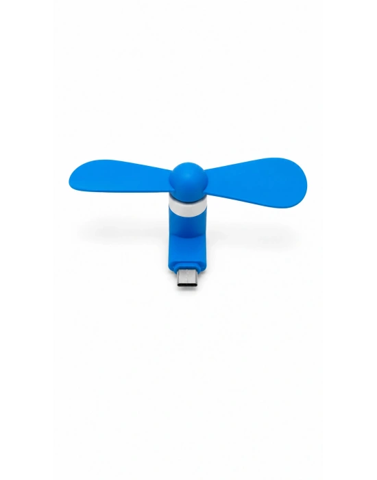 Mini Soğutucu Fan Type-C Mavi
