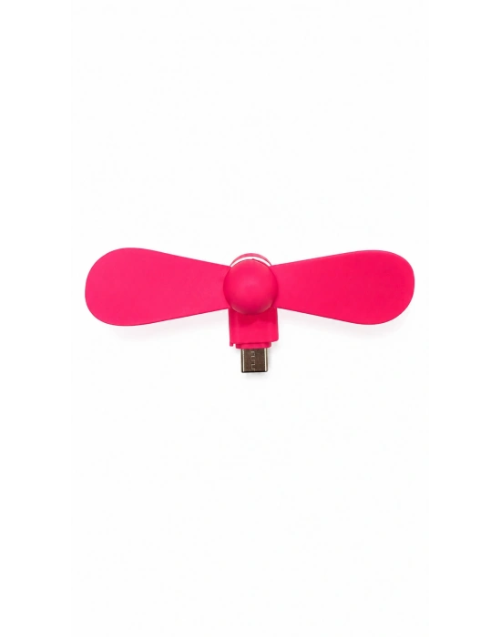 Mini Soğutucu Fan Type-C Pembe