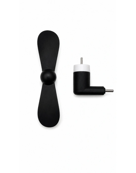 Mini Soğutucu Fan Type-C Siyah