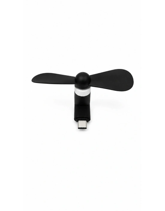 Mini Soğutucu Fan Type-C Siyah