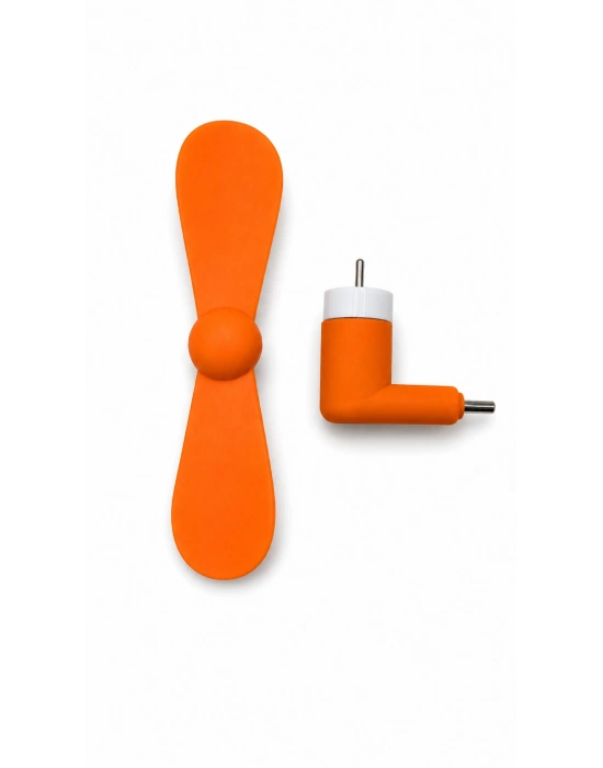 Mini Soğutucu Fan Type-C Turuncu