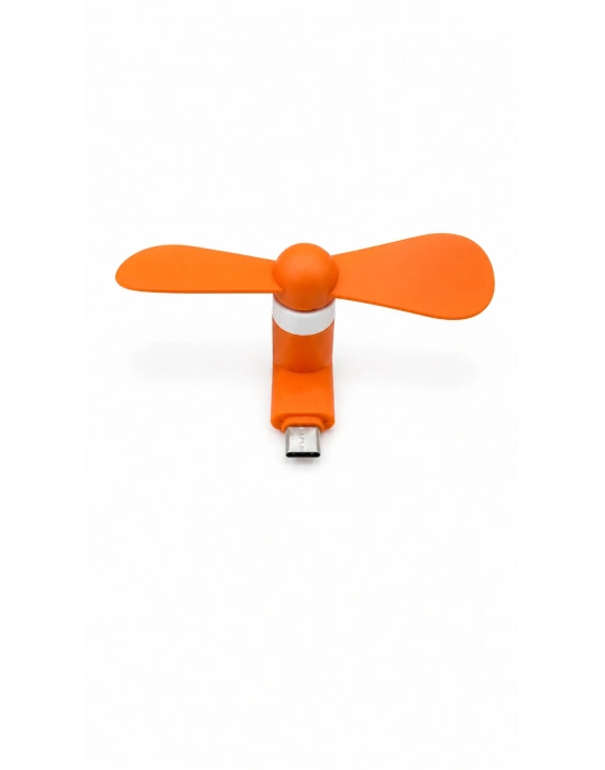 Mini Soğutucu Fan Type-C Turuncu
