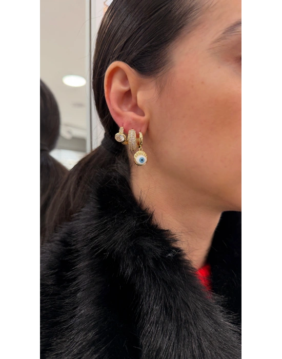 Göz Figür 3’lü Set Küpe