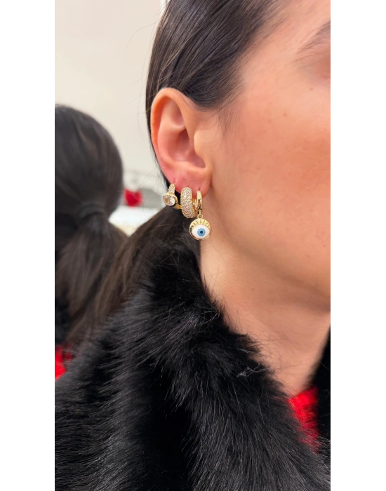 Göz Figür 3’lü Set Küpe