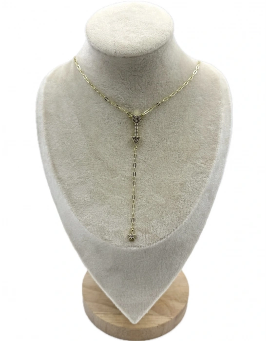 Ok Figürlü Dekolte Y Kolye(47-11cm)