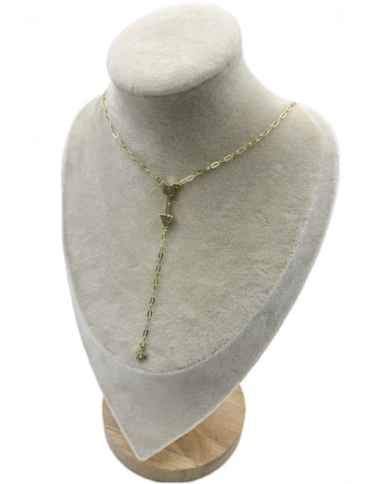 Ok Figürlü Dekolte Y Kolye(47-11cm)