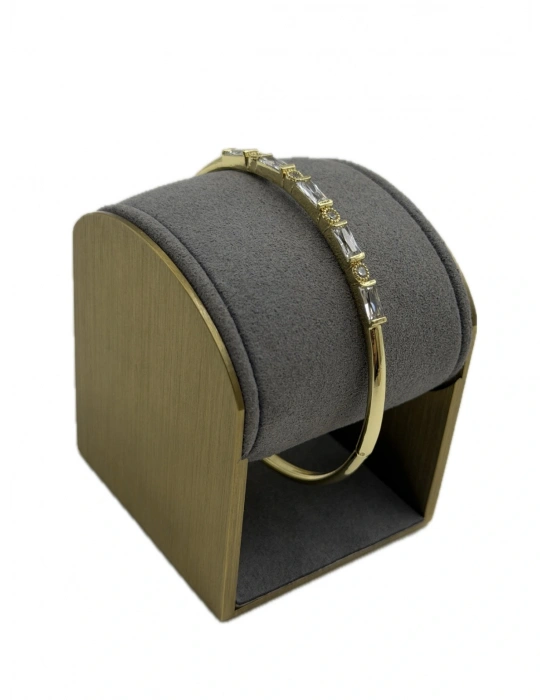 Özel Seri Baget Taş Yuvarlak Taş Detay Kelepçe