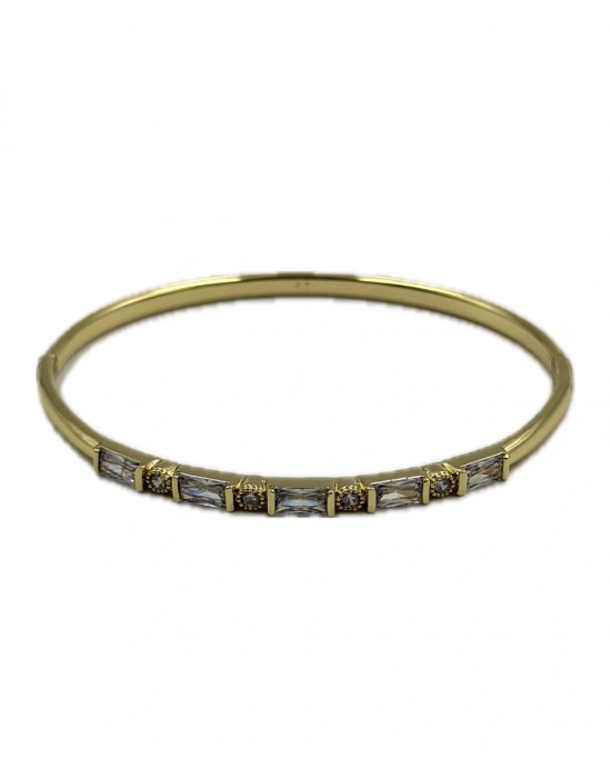 Özel Seri Baget Taş Yuvarlak Taş Detay Kelepçe