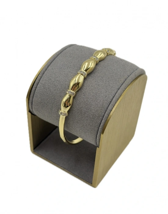 Özel Seri Boğumlu Taş Detay Kelepçe