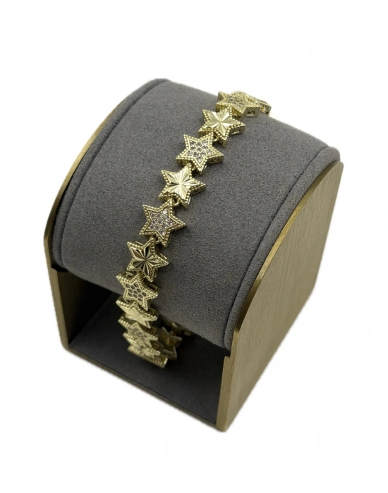 Özel Seri Büyük Yıldız Taş Detay Bileklik(18 cm)