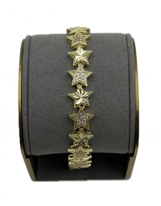 Özel Seri Büyük Yıldız Taş Detay Bileklik(18 cm)