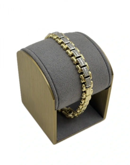 Özel Seri Geçmeli Plaka Bileklik(19cm)