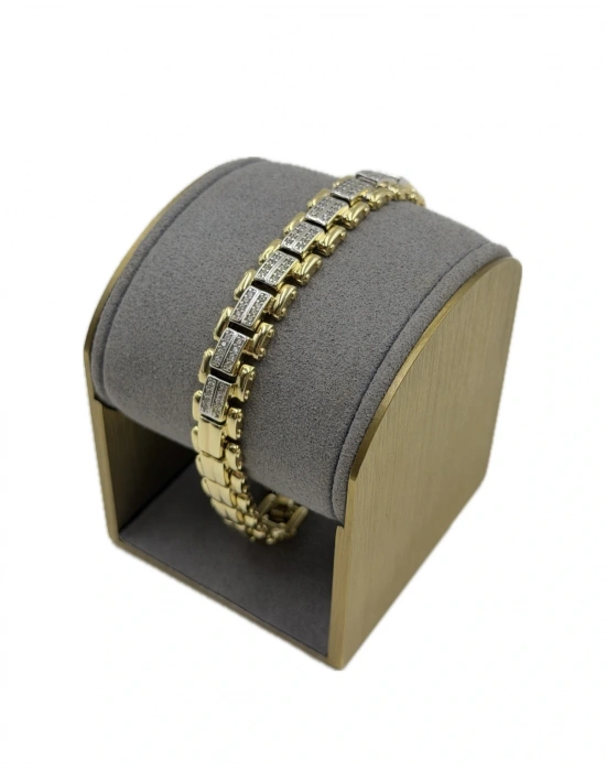 Özel Seri Geçmeli Plaka Bileklik(19cm)