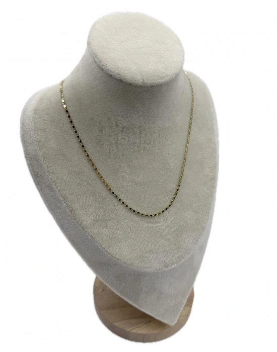 Özel Seri Geçmeli Plaka Zinzir(45 cm)