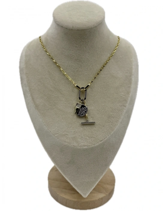 Özel Seri Göz Figürlü Marka Kolye(50 cm)