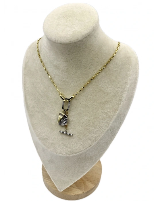 Özel Seri Göz Figürlü Marka Kolye(50 cm)