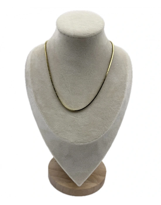 Özel Seri Kare Plaka Zincir (45cm)