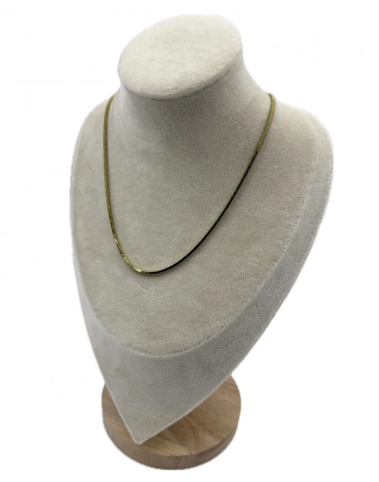 Özel Seri Kare Plaka Zincir (45cm)