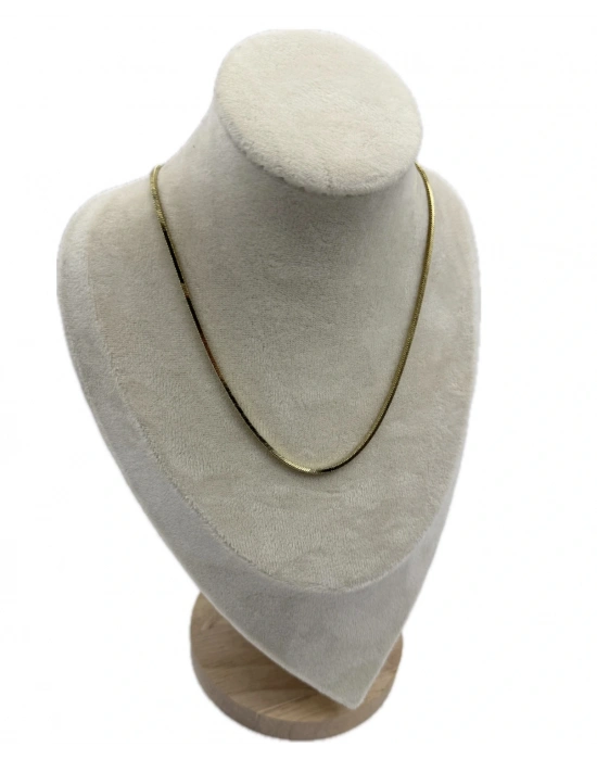 Özel Seri Kare Plaka Zincir (45cm)