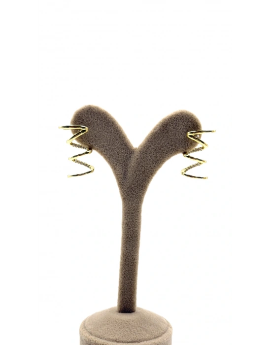 Özel Seri Taş Detay Sarmal Küpe