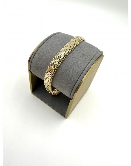 Özel Seri Topçuk Detay Hasır Model Bileklik(19cm)