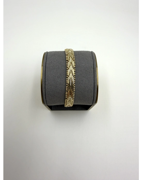 Özel Seri Topçuk Detay Hasır Model Bileklik(19cm)