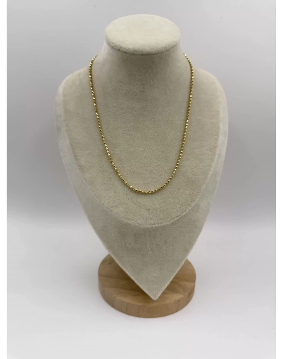 Özel Seri Topçuk Detay Zincir Kolye(44cm)