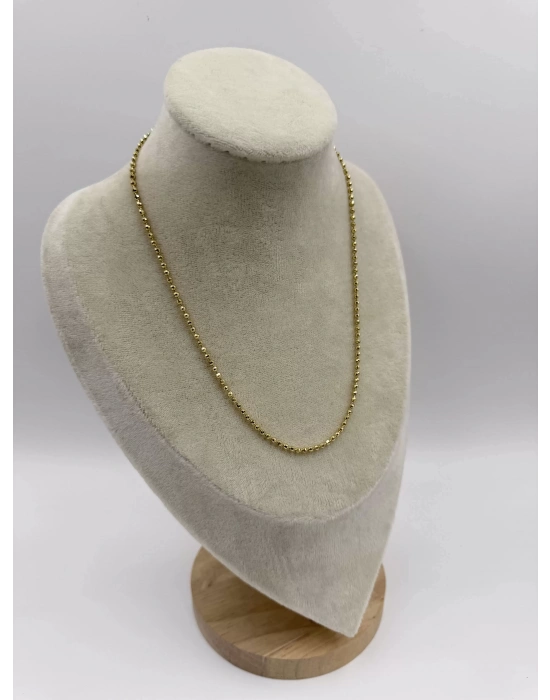 Özel Seri Topçuk Detay Zincir Kolye(44cm)