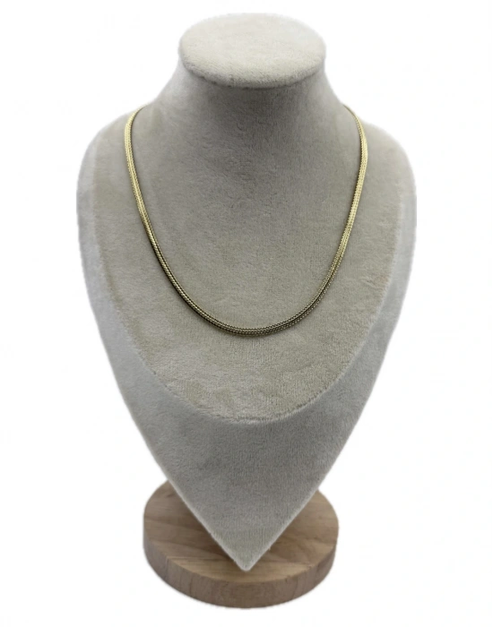 Özel Seri Yassı Örme Yılan Zincir(44cm)