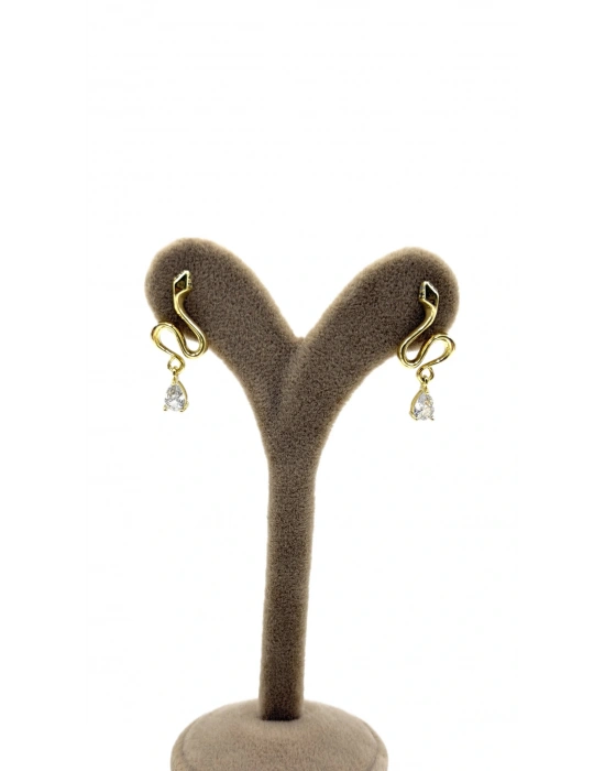 Özel Seri Yılan Model Küpe