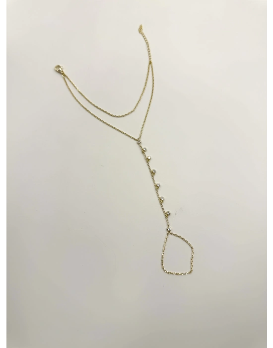 Özel Seri Yuvarlak Taş Detay Sallantılı Şahmeran