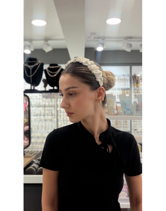 Paraşüt Kumaş Beyaz Taç