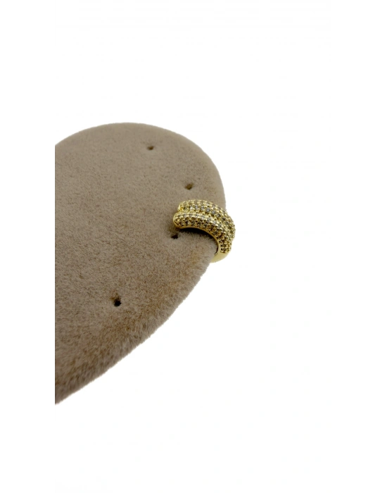 Plaka Taş Detay Kıkırdak Küpe