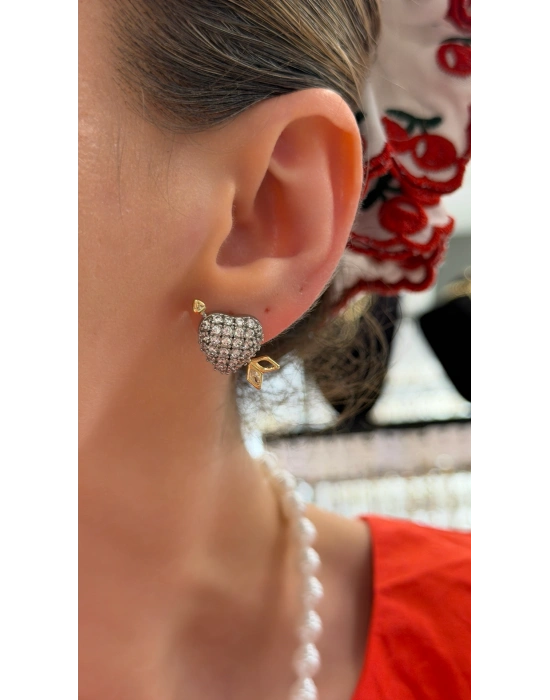 Swarovski Kalp Küpe