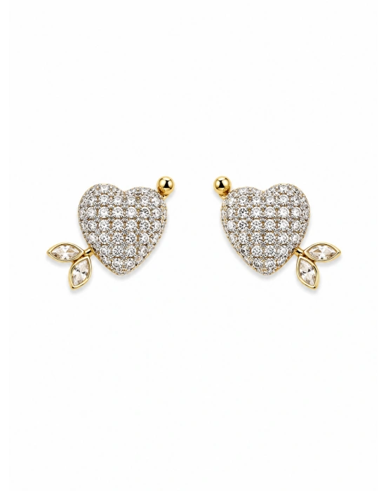 Swarovski Kalp Küpe