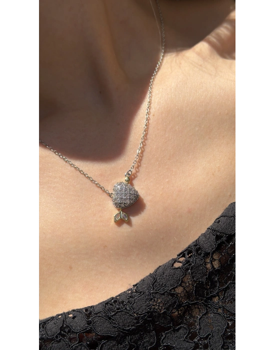 Swarovski Model Kalp Kolye