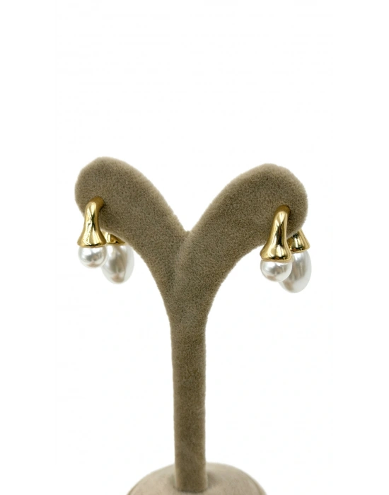 Tasarım İnci Detay Boru Küpe