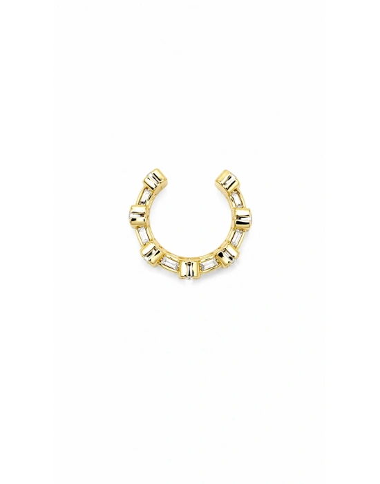 Taşlı Gold Ear Cuff