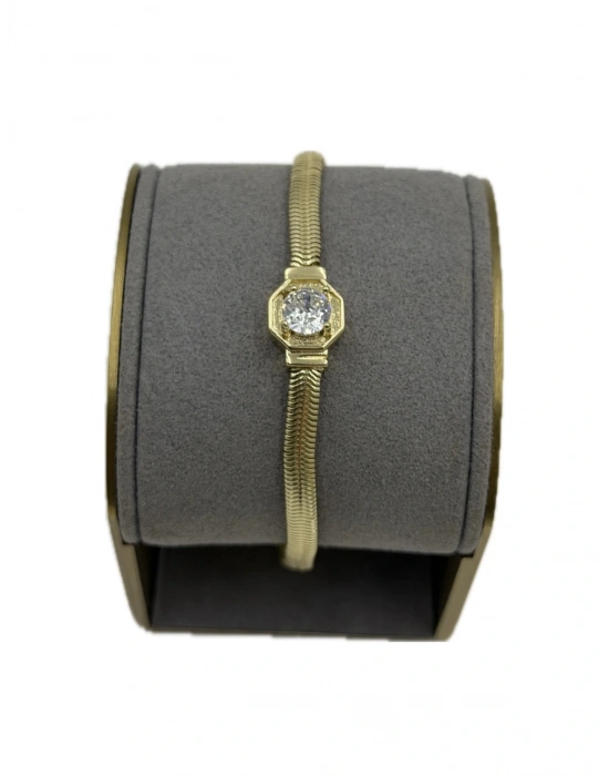 Tektaş Petek Plaka Detay Bileklik(16cm)