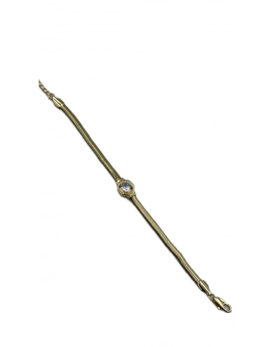 Tektaş Petek Plaka Detay Bileklik(16cm)