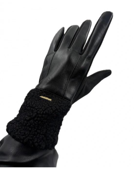 Tüysüz Deri Eldiven(siyah)