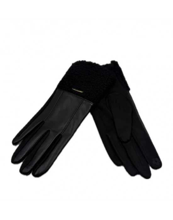 Tüysüz Deri Eldiven(siyah)