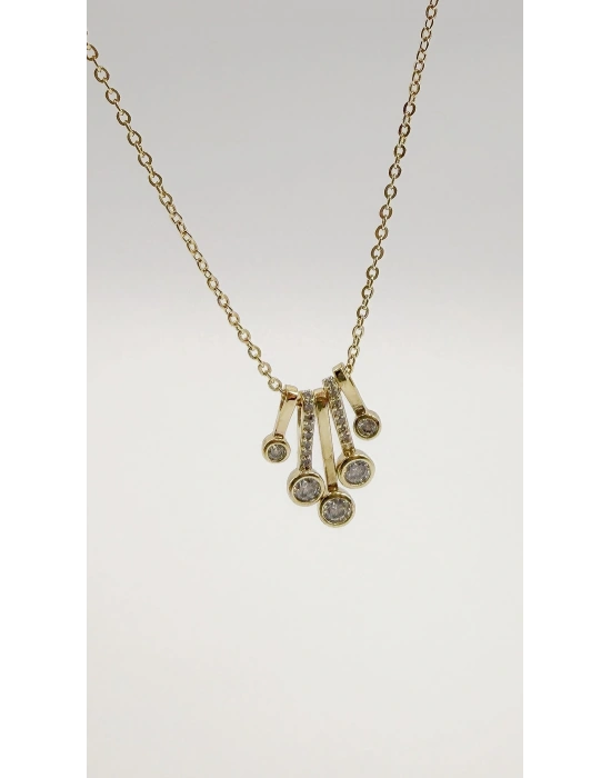 Uzantılı Çubuk Detay Kolye(45cm)