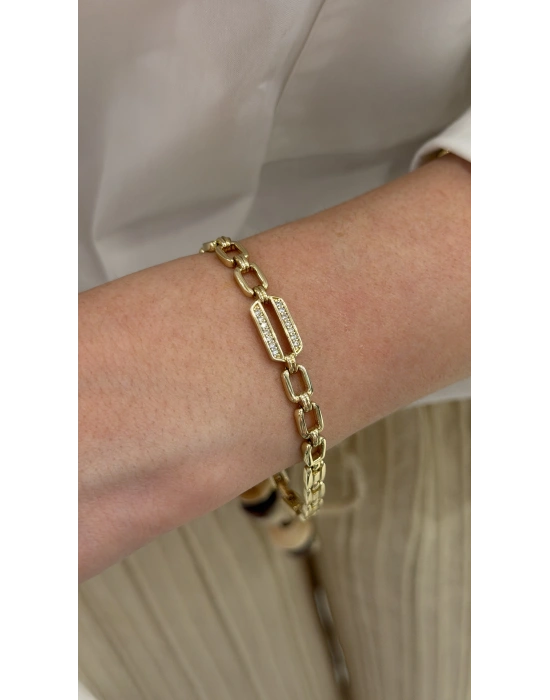 Xuping Kuyumcu Model Gold Bileklik(18cm-uzatma dahil 19cm)
