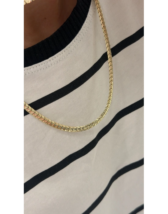 Yılan Sırtı Yatsı Kolye(60 cm )
