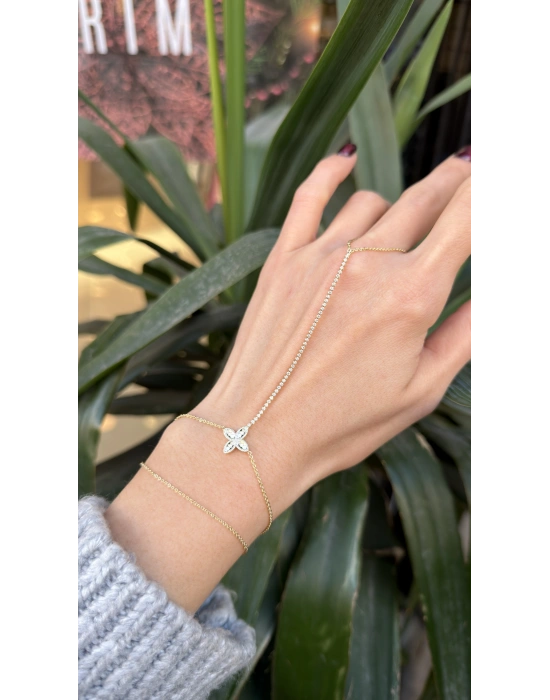 Yonca Model Su Yolu Taş Detay Şahmeran