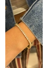 3mm Döküm Gold Su Yolu Bileklik(19cm)