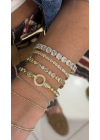 3mm Döküm Gold Su Yolu Bileklik(19cm)